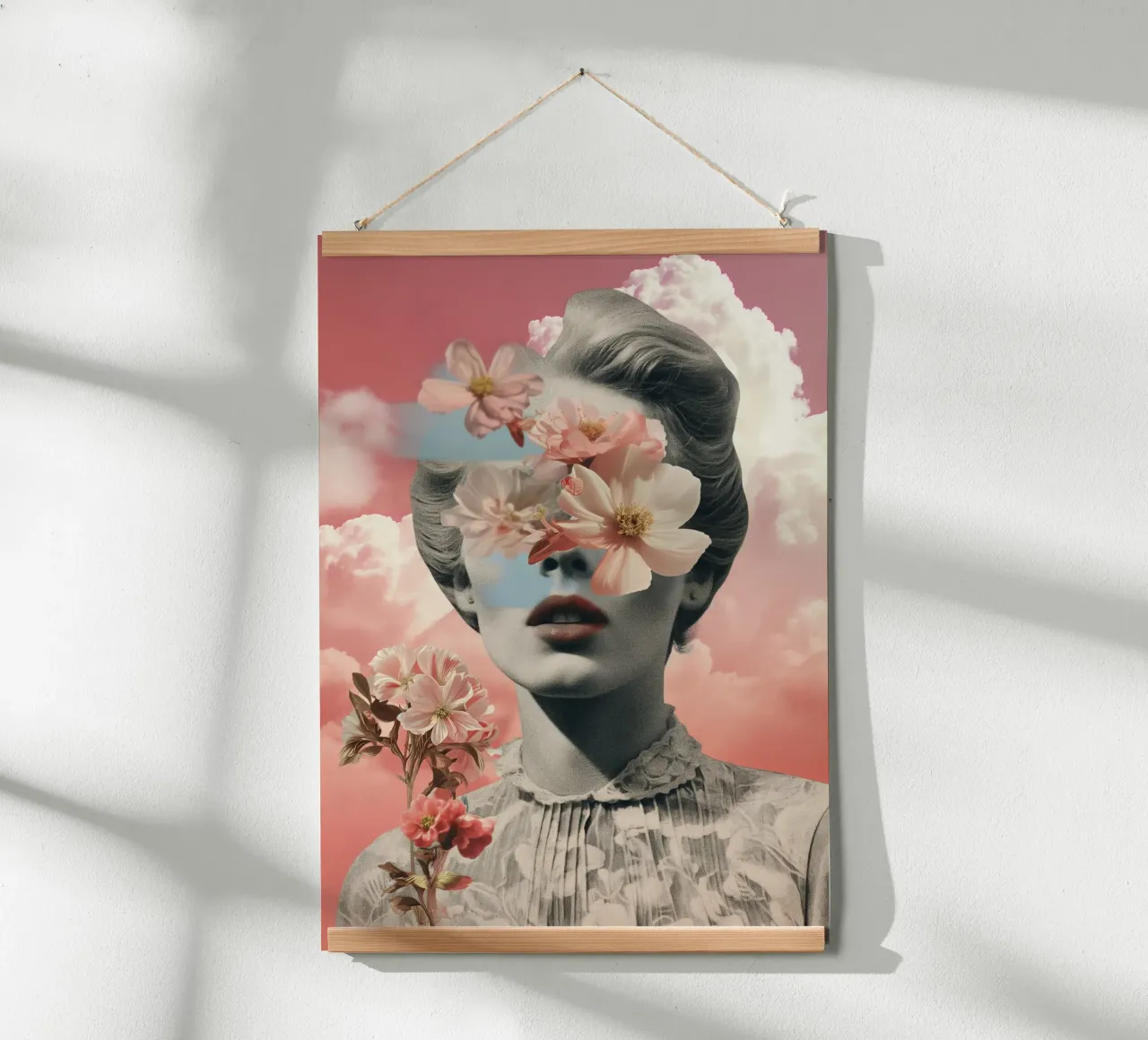 Seeing Pink Flowers Poster von My Tiny Home
