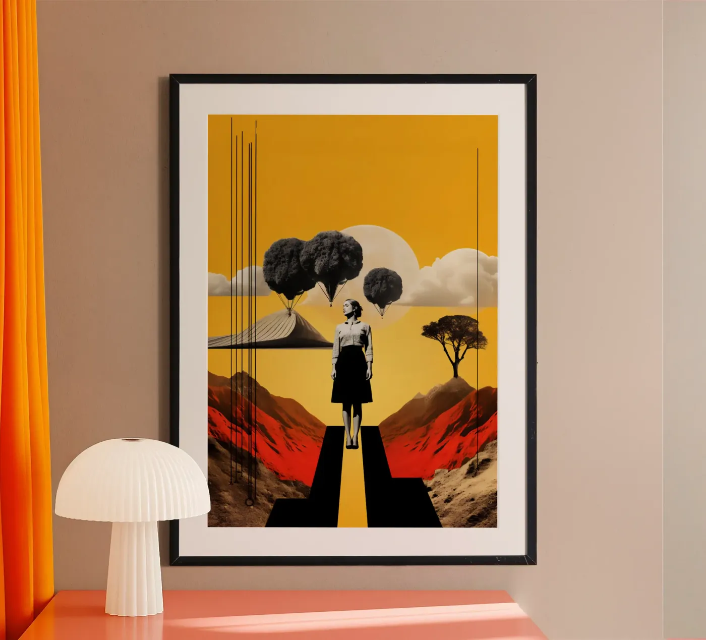 Tree Balloons poster by My Tiny Home