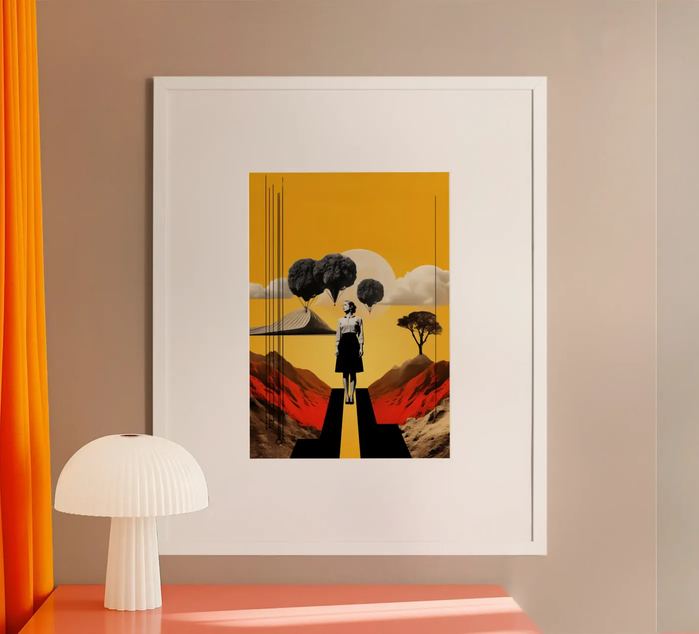 Tree Balloons poster by My Tiny Home