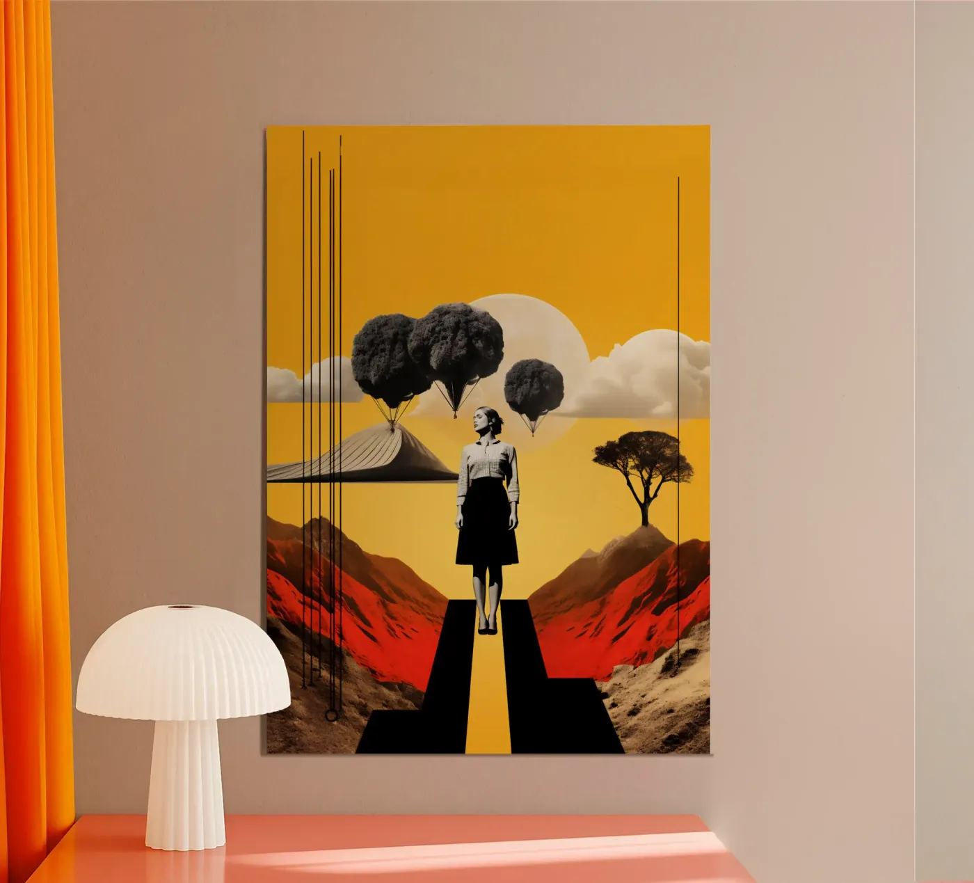 Tree Balloons poster by My Tiny Home