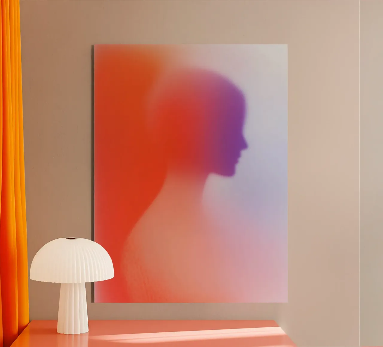Abstract Portrait alluminio dibond da My Tiny Home