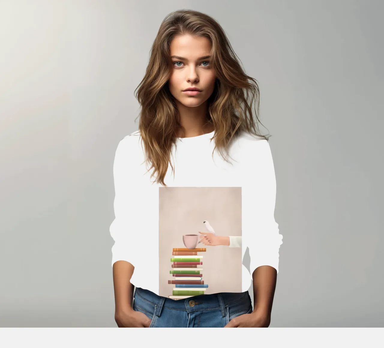 Good Read 02 felpa da Flow Line