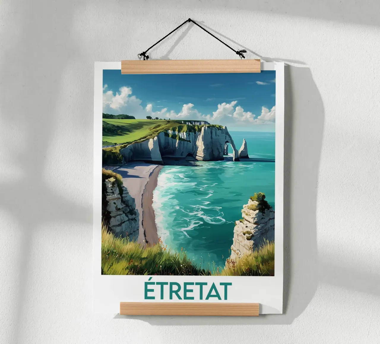 Poster Étretat France poster by Frame the World