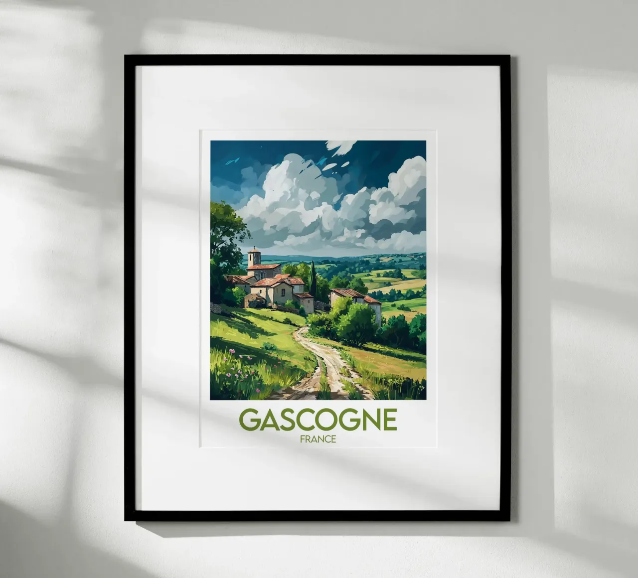 Affiche Gascogne France poster by Frame the World