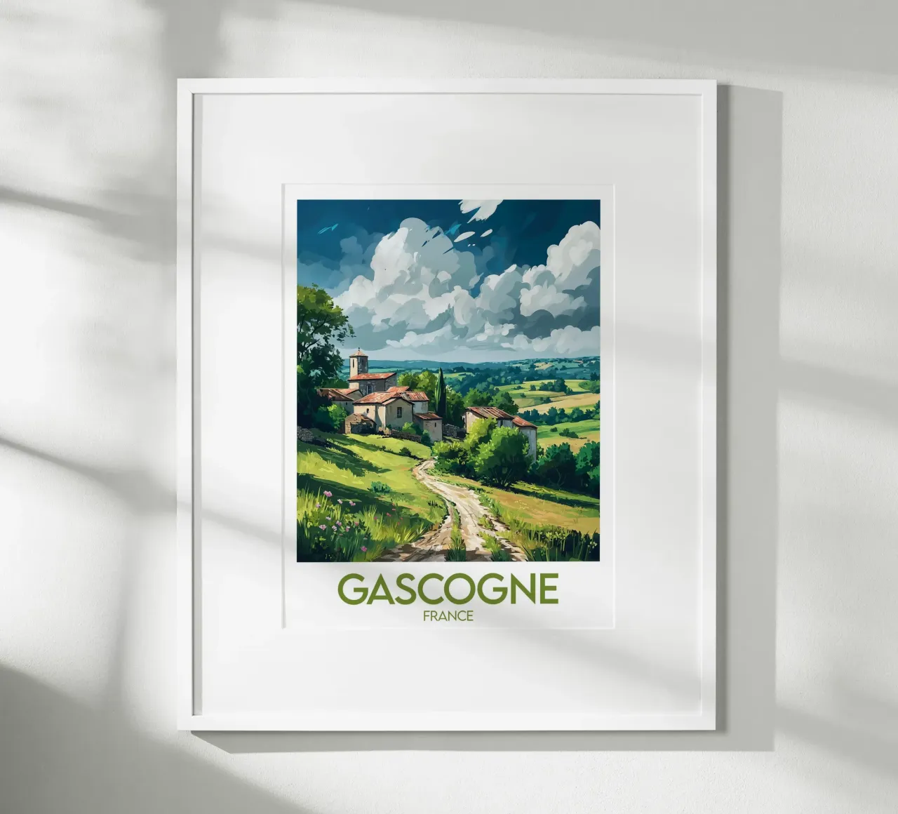 Affiche Gascogne France poster by Frame the World