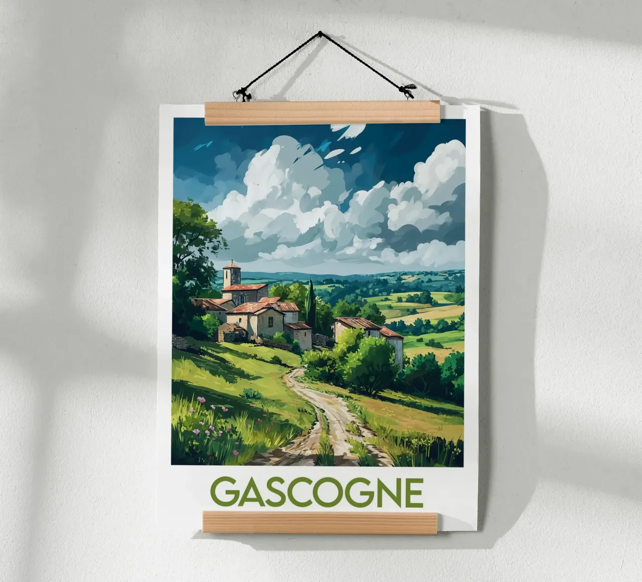 Affiche Gascogne France poster by Frame the World