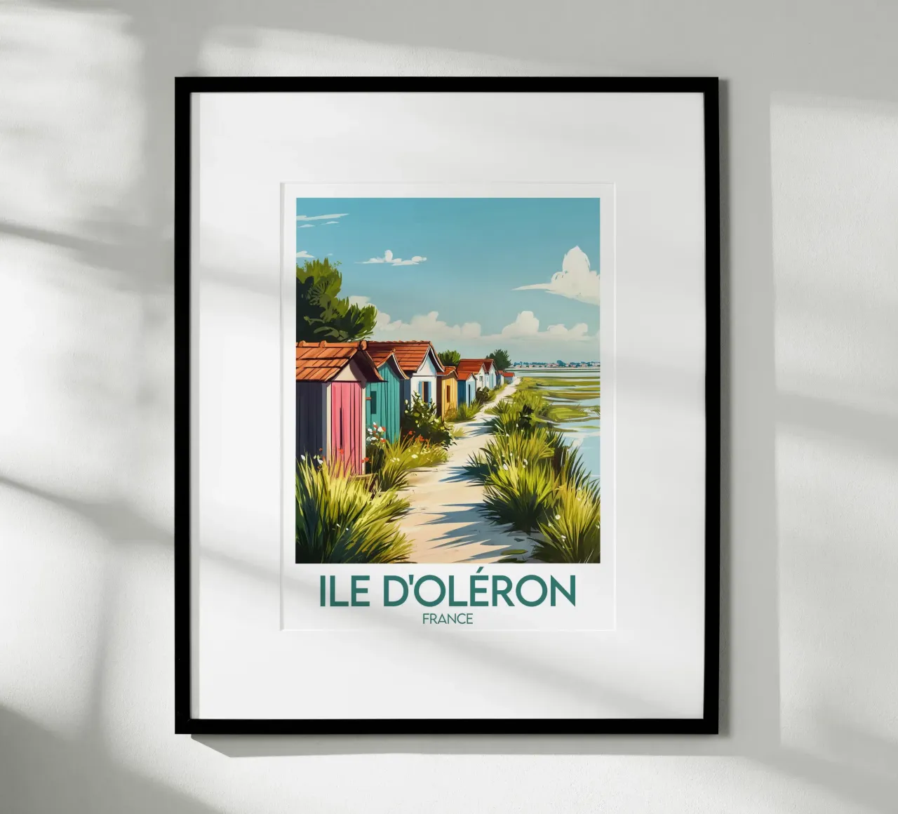 Poster Île d'Oléron carta hahnemühle da Frame the World
