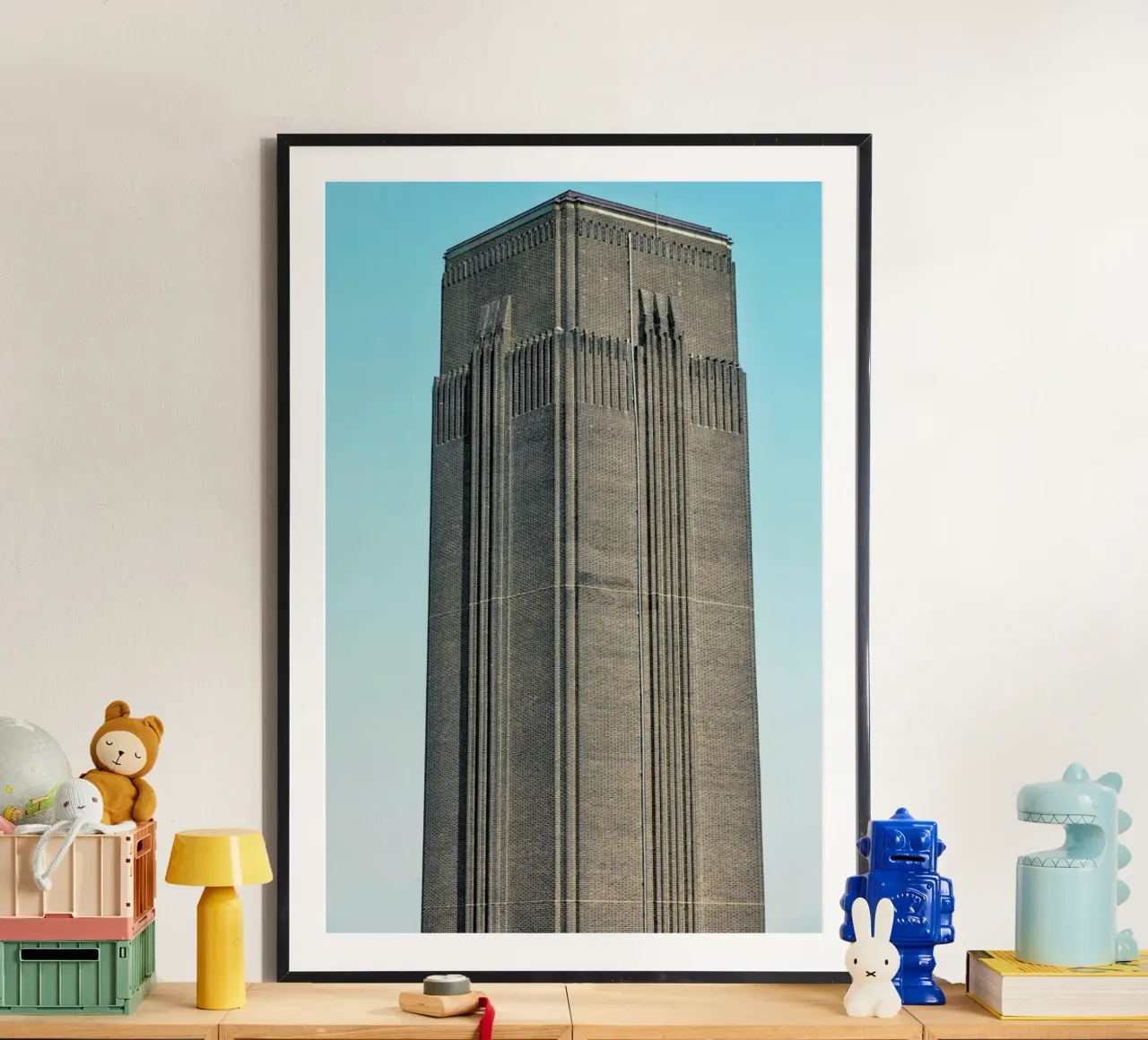 Tate Modern 02 poster con telaio in plastica da Michael Belhadi