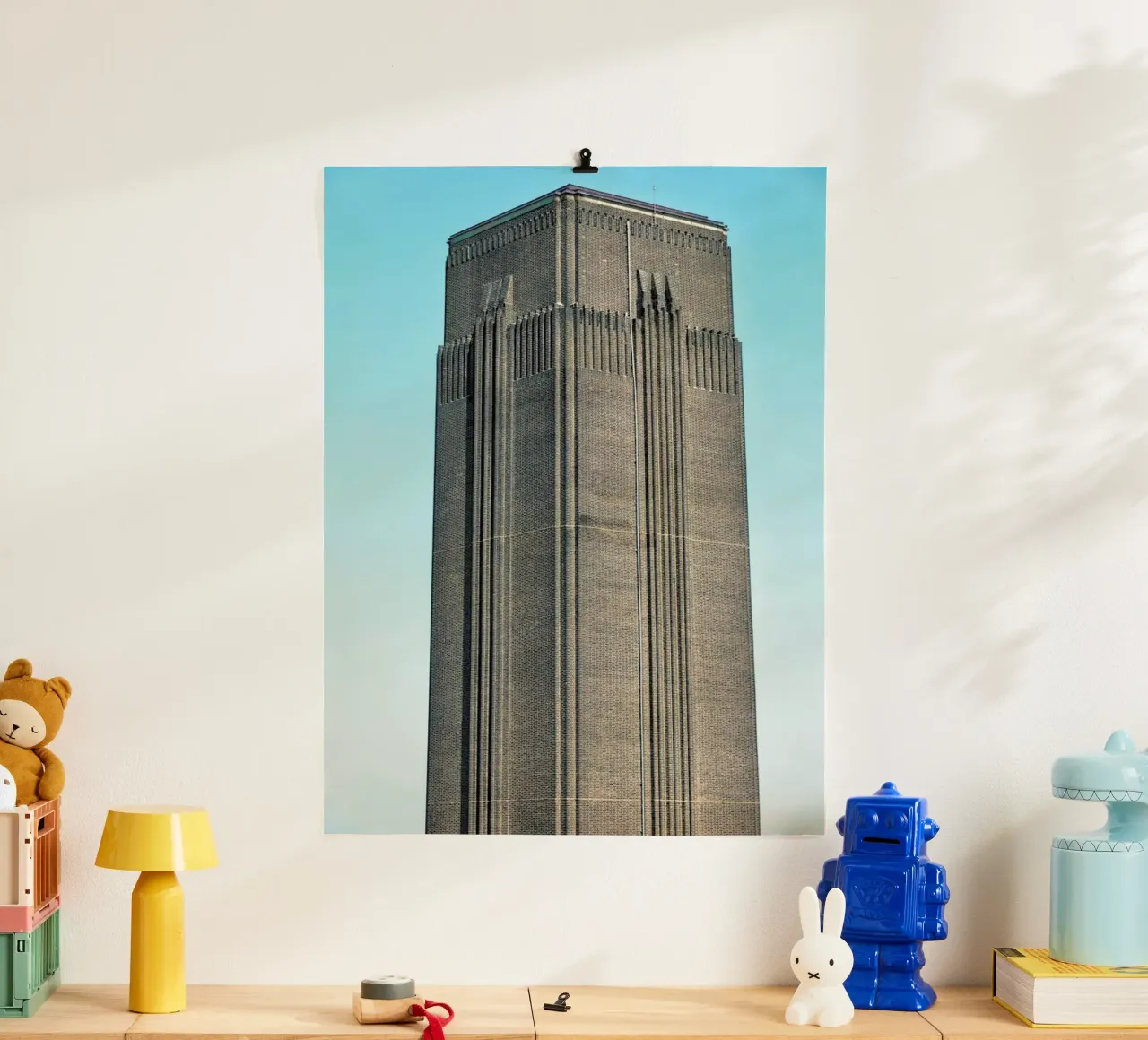 Tate Modern 02 poster con telaio in plastica da Michael Belhadi