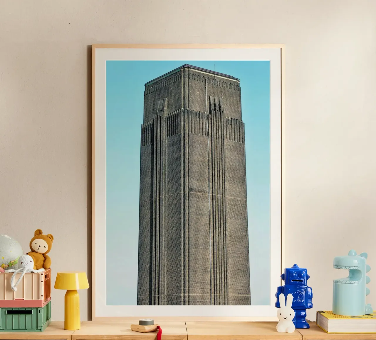 Tate Modern 02 poster con telaio in plastica da Michael Belhadi