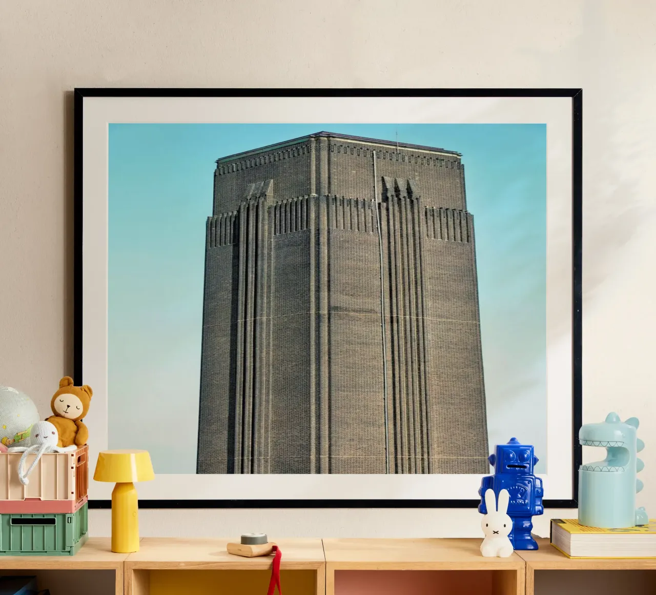 Tate Modern 02 poster con telaio in plastica da Michael Belhadi