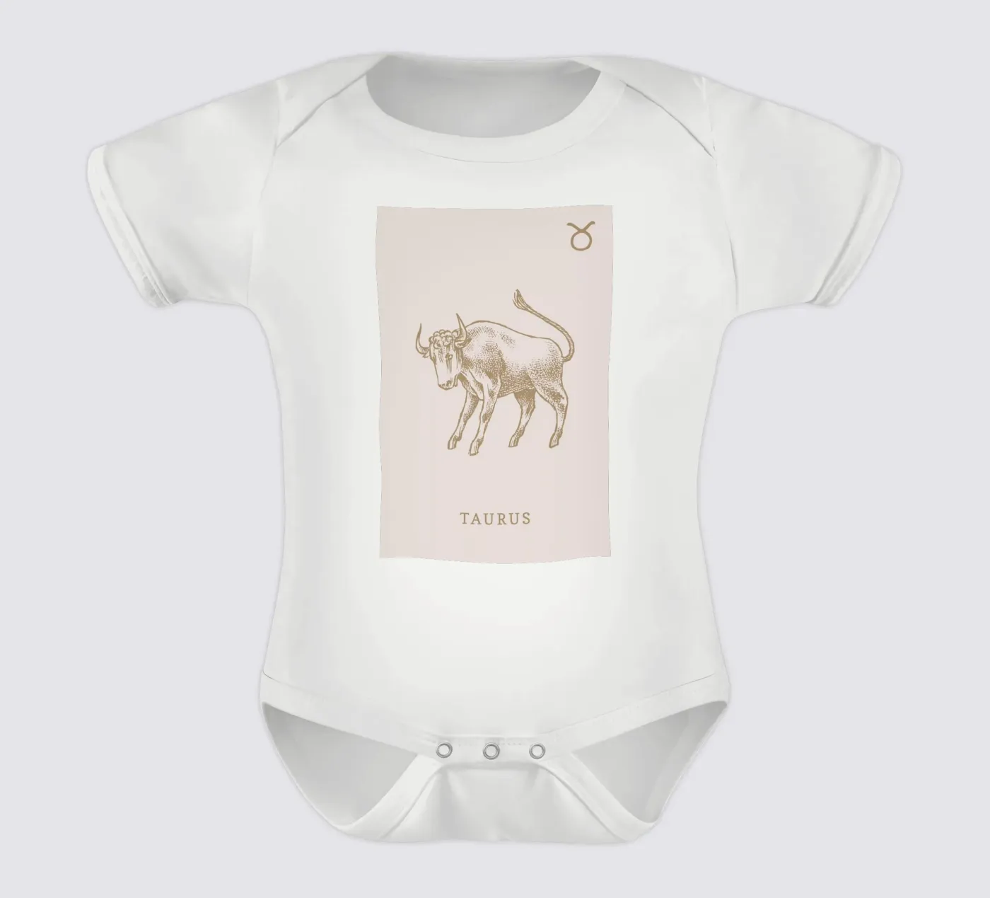 Taurus Kurzarm Babybody von Flora & Fauna