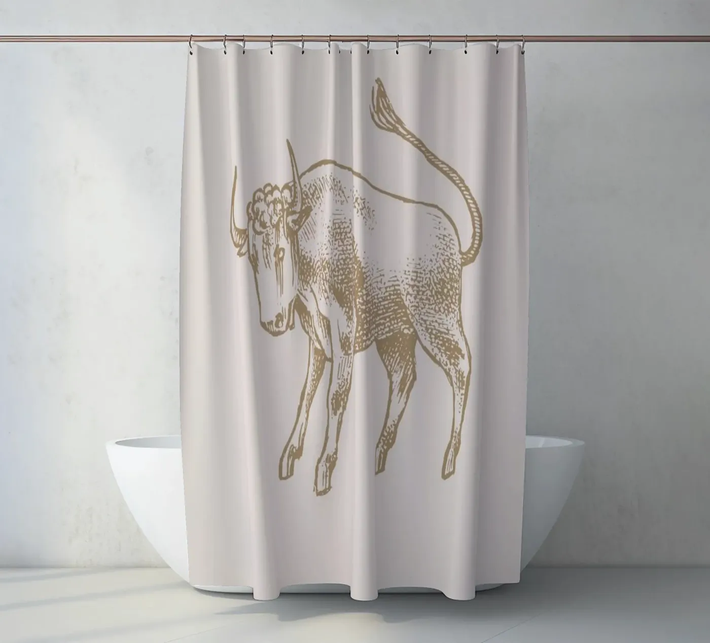 Taurus douchegordijn van Flora & Fauna