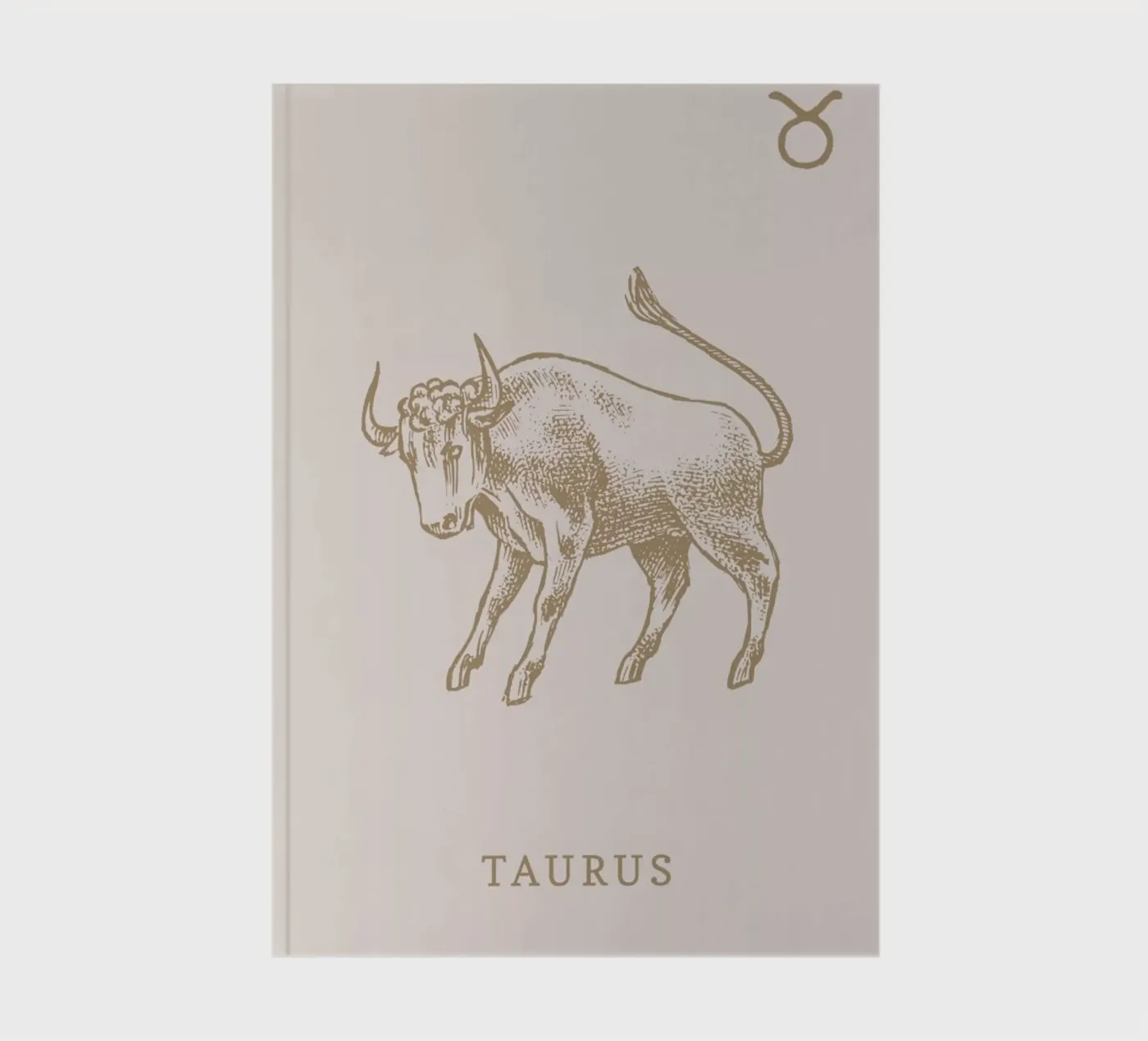 Taurus notebook by Flora & Fauna