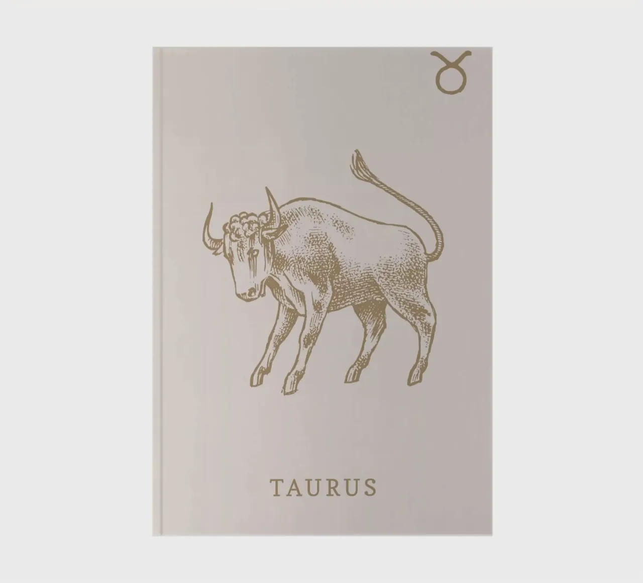 Taurus notebook by Flora & Fauna