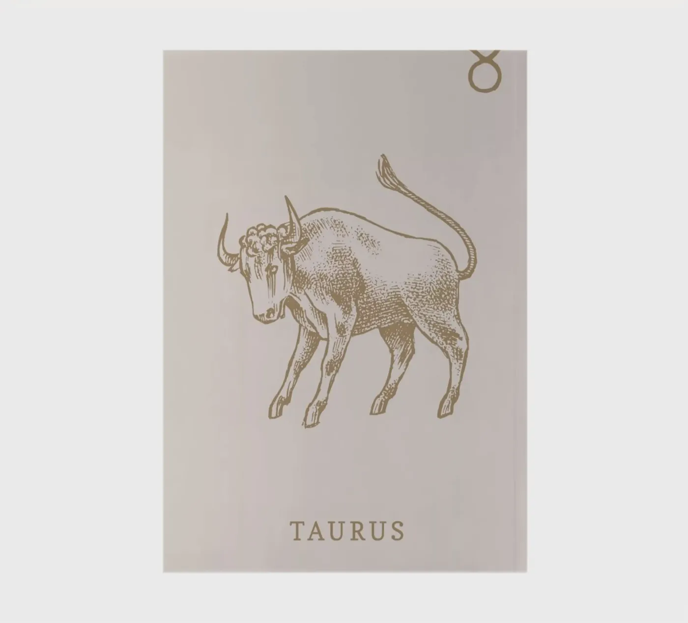 Taurus notebook by Flora & Fauna