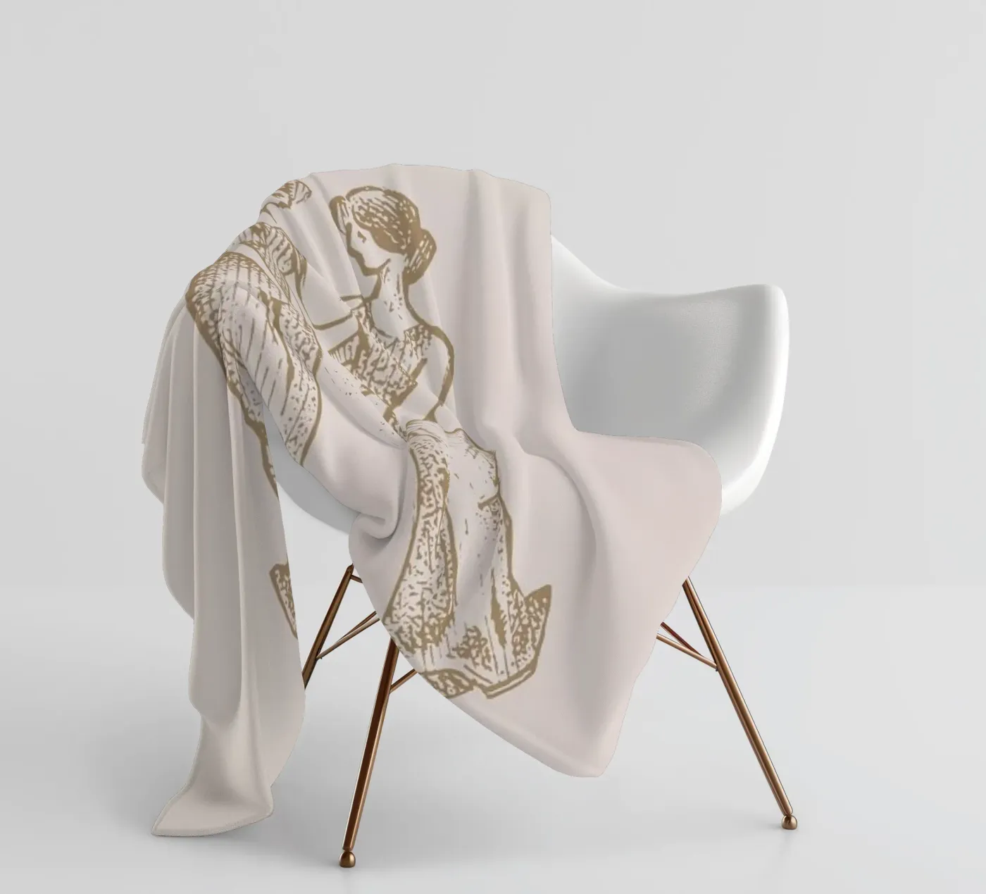 Gemini fleece blanket by Flora & Fauna