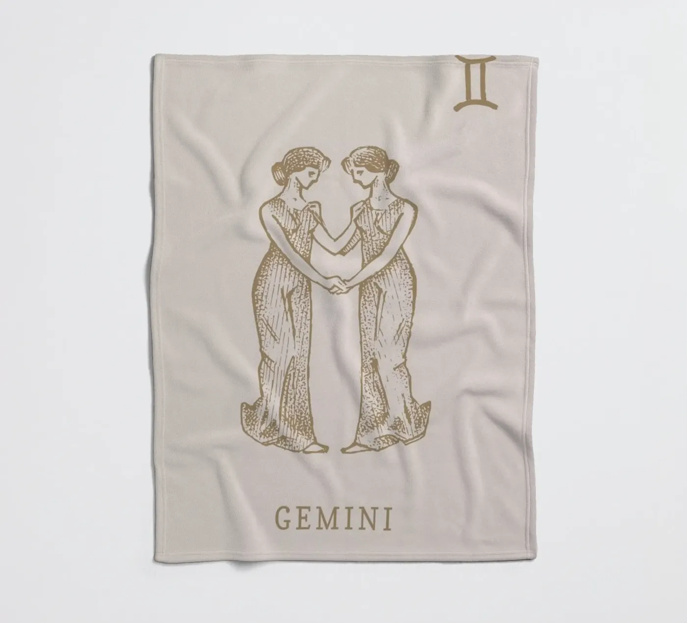 Gemini fleece blanket by Flora & Fauna