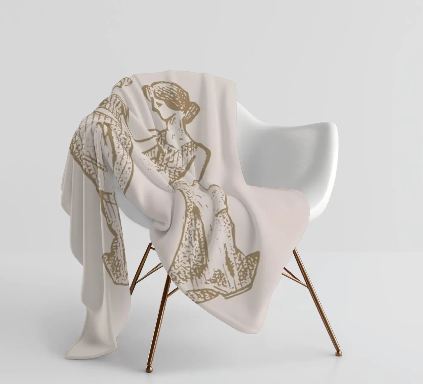 Gemini fleece blanket by Flora & Fauna