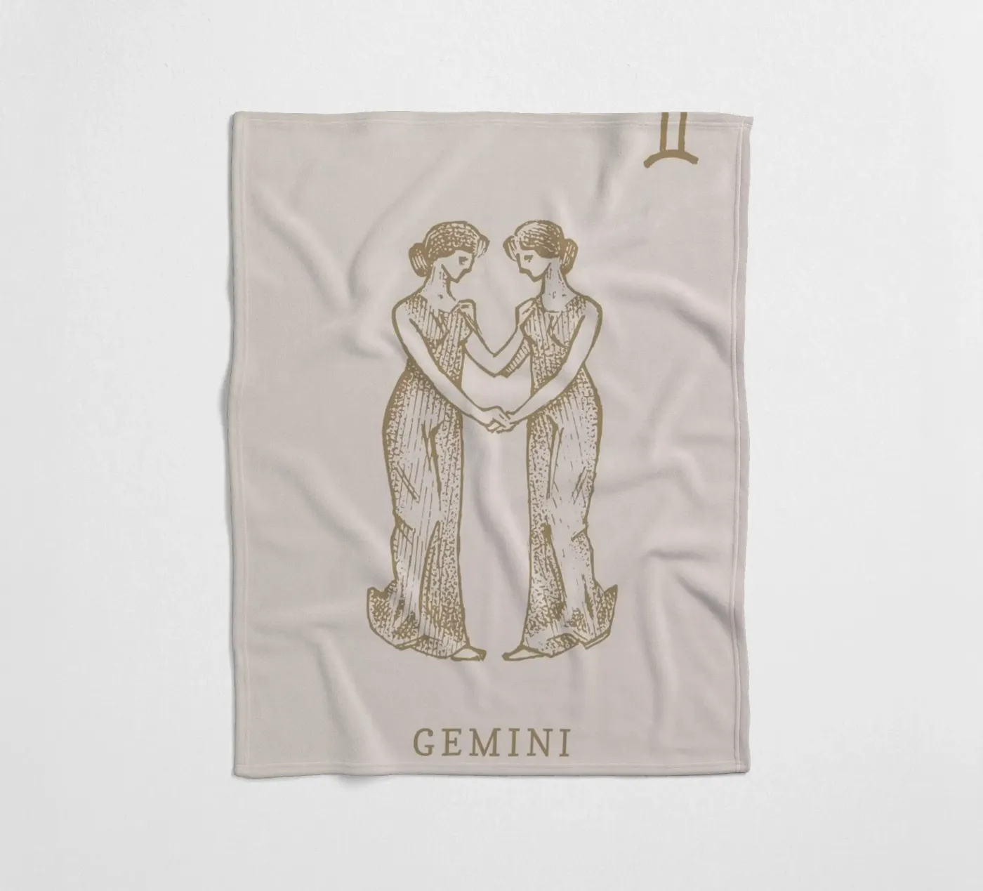 Gemini fleece blanket by Flora & Fauna
