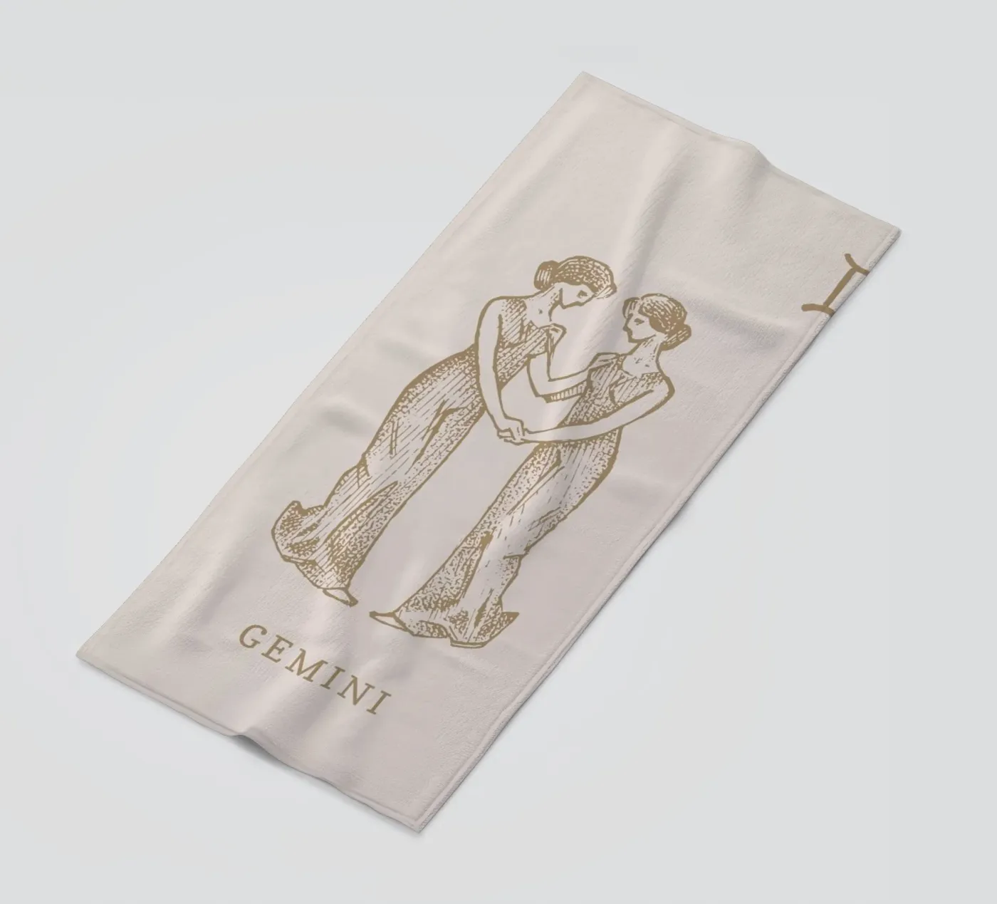 Gemini beach towel by Flora & Fauna