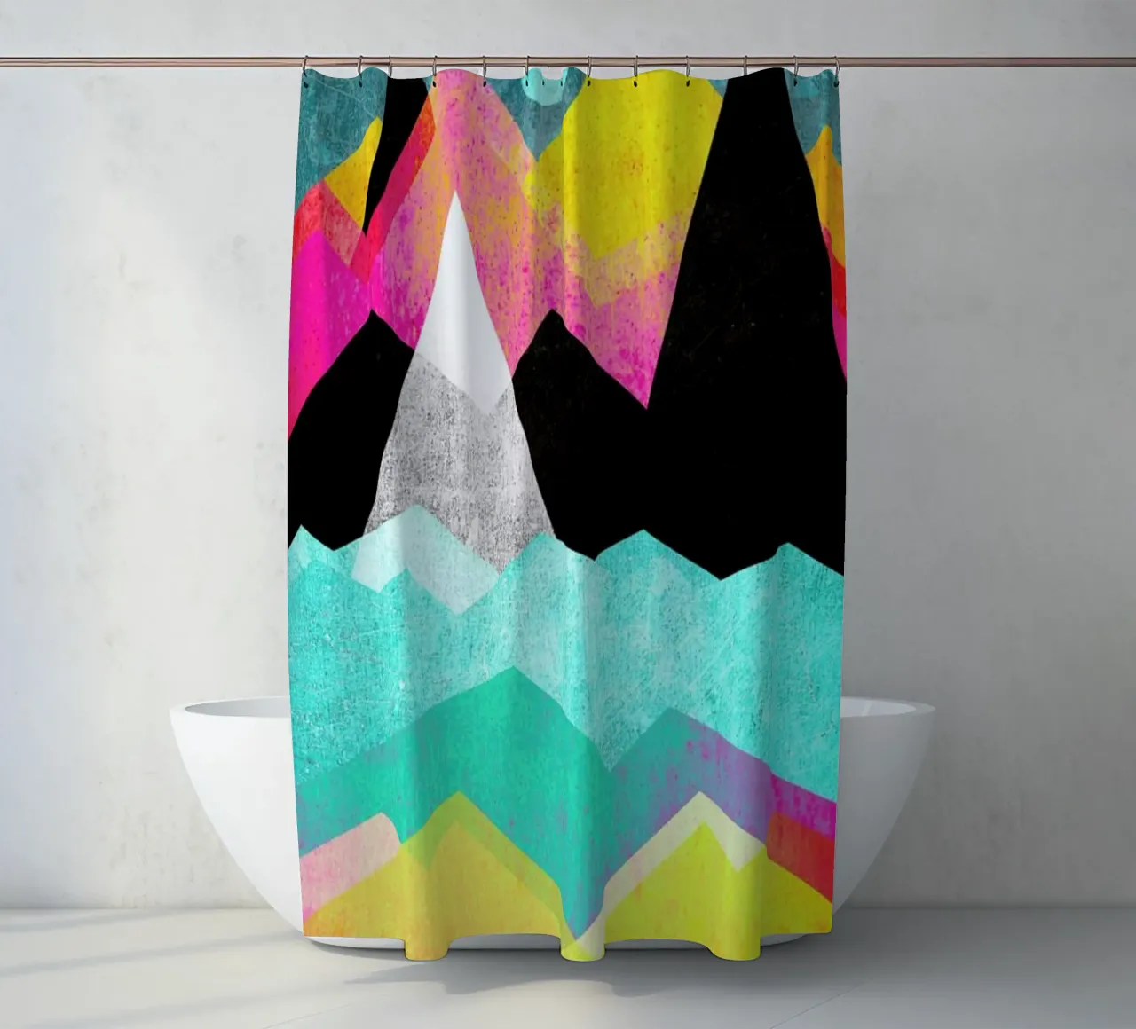Candyland shower curtain by Elisabeth Fredriksson