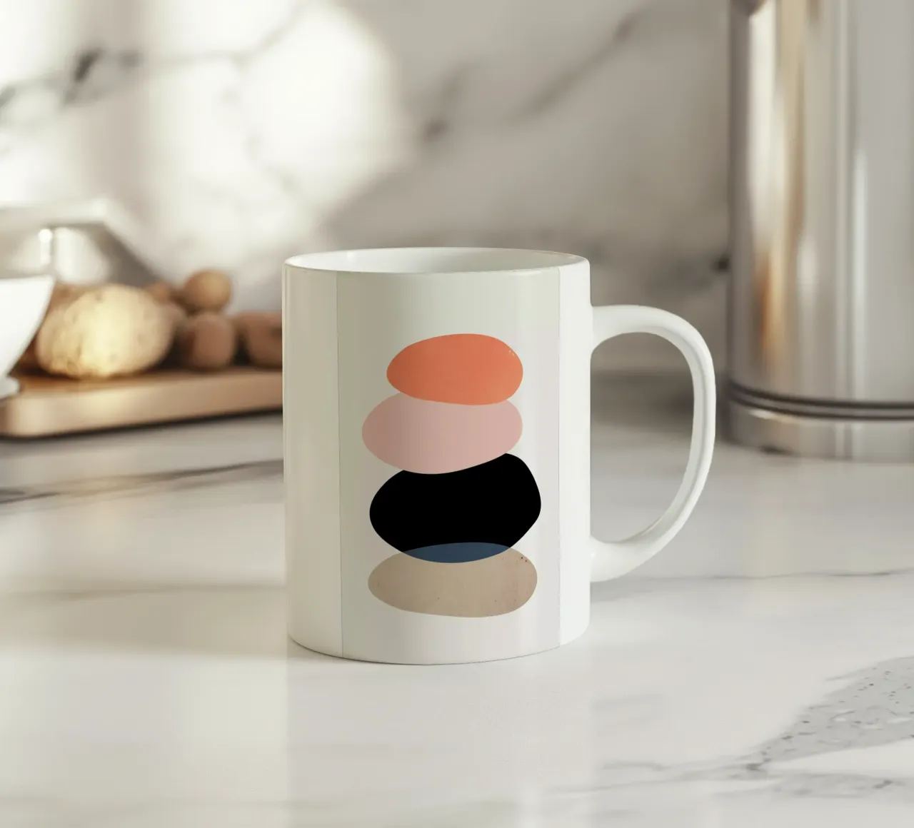 River Stone tazza in ceramica da Pure