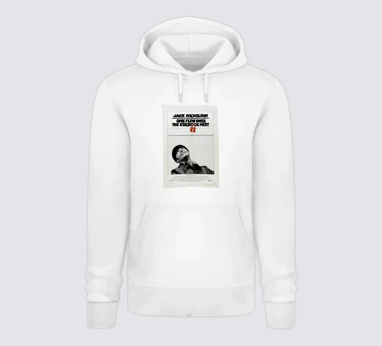 ‘One Flew over the Cuckoo’s Nest’ Retro Movie Poster felpa con cappuccio da Gallery Print and Art Limited
