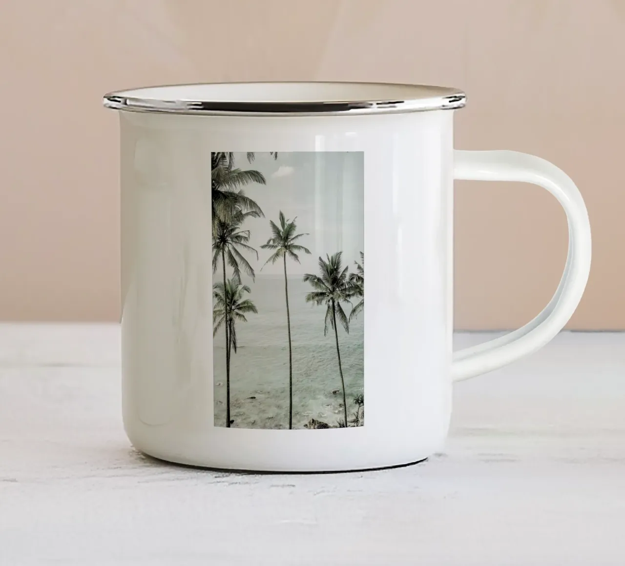 Tropical Dreams tazza in smalto da Shot By Clint
