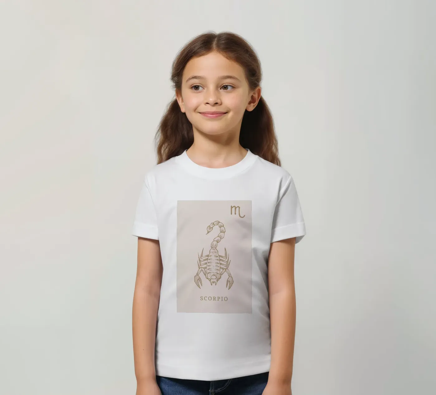 Scorpio kinder t-shirt van Flora & Fauna