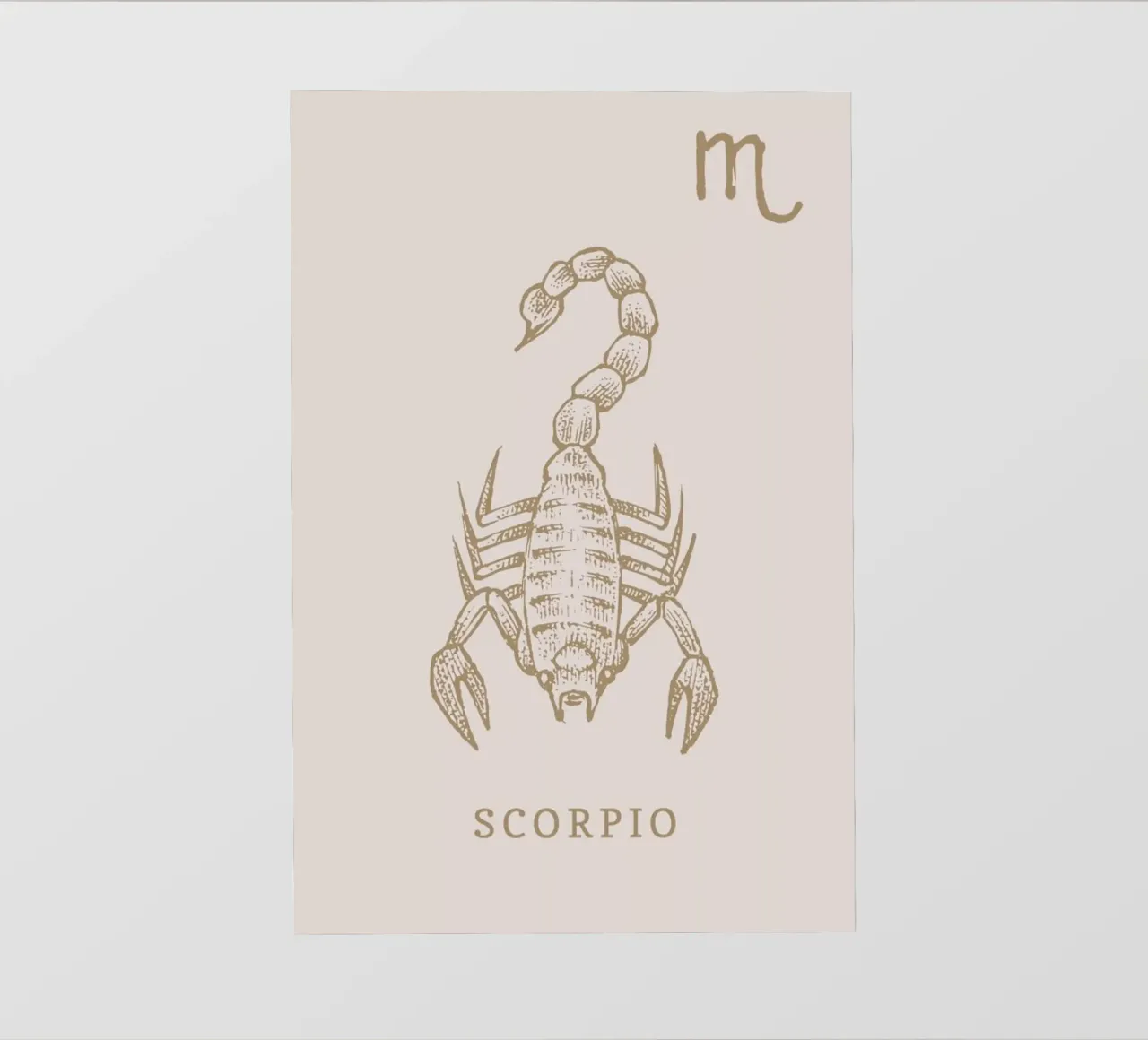 Scorpio pellicola backlit da Flora & Fauna