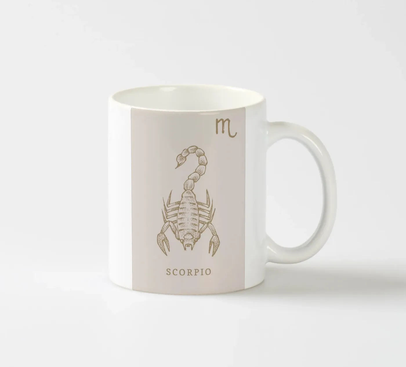 Scorpio ceramic mug by Flora & Fauna