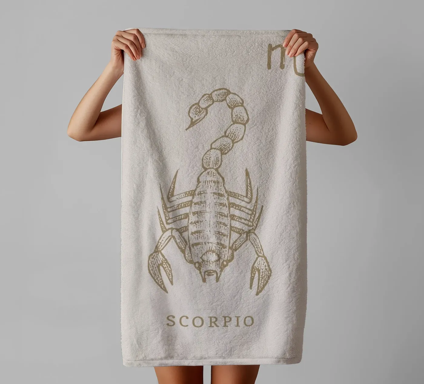 Scorpio towel by Flora & Fauna