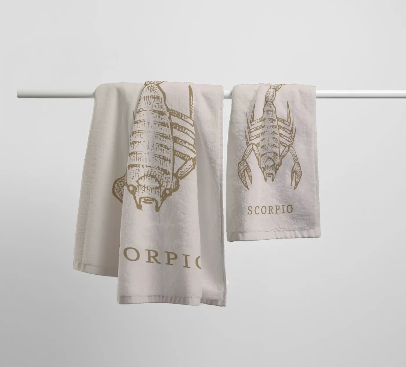 Scorpio towel by Flora & Fauna