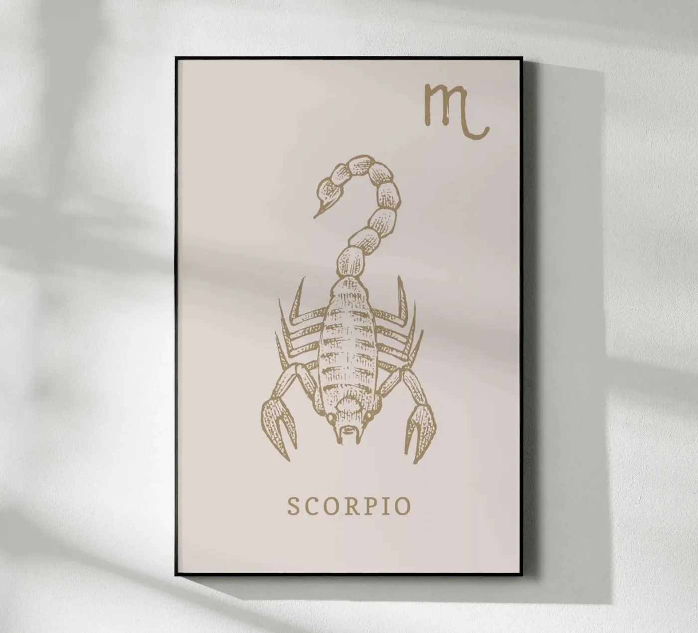 Scorpio acryl van Flora & Fauna