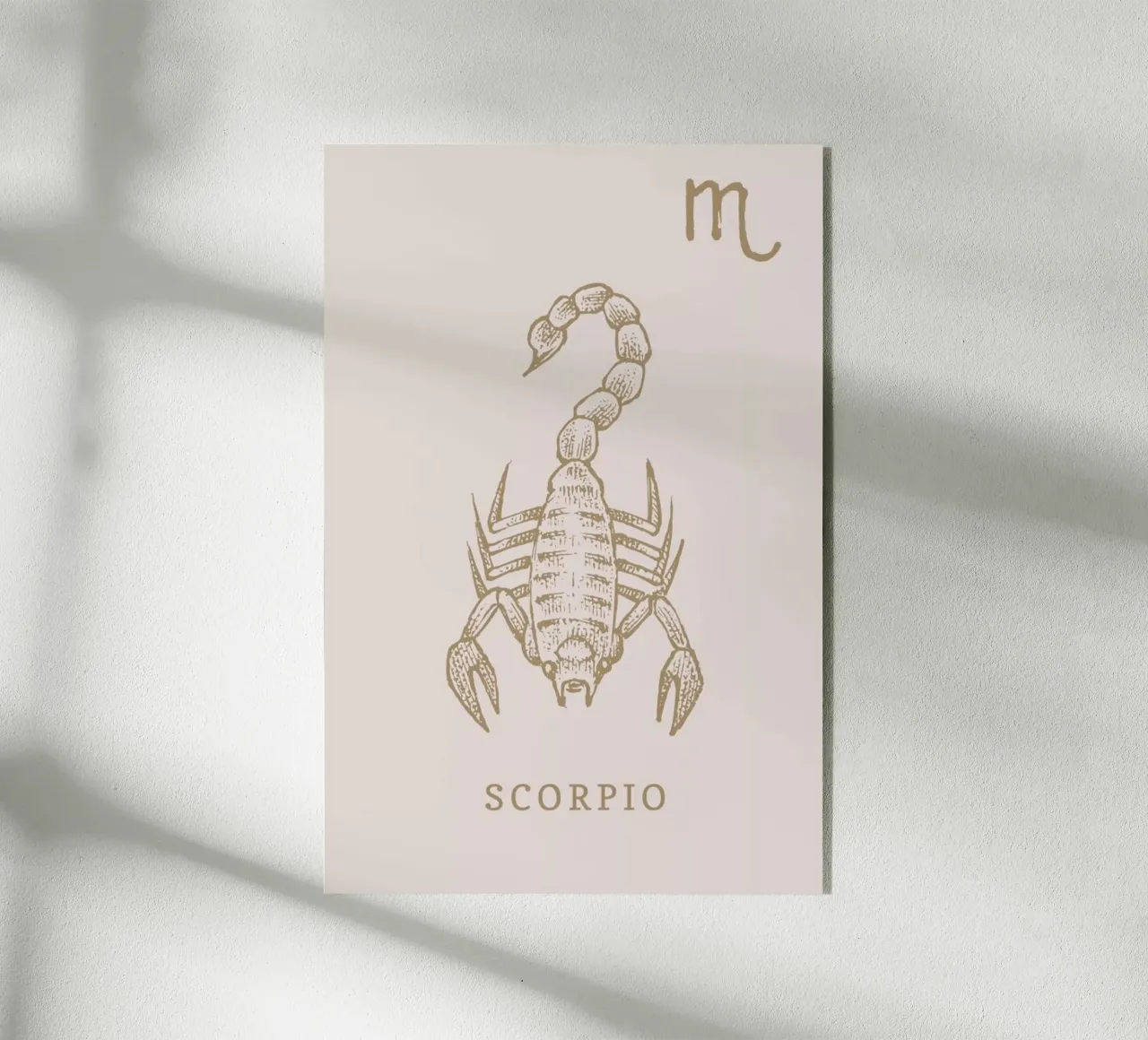 Scorpio acryl van Flora & Fauna