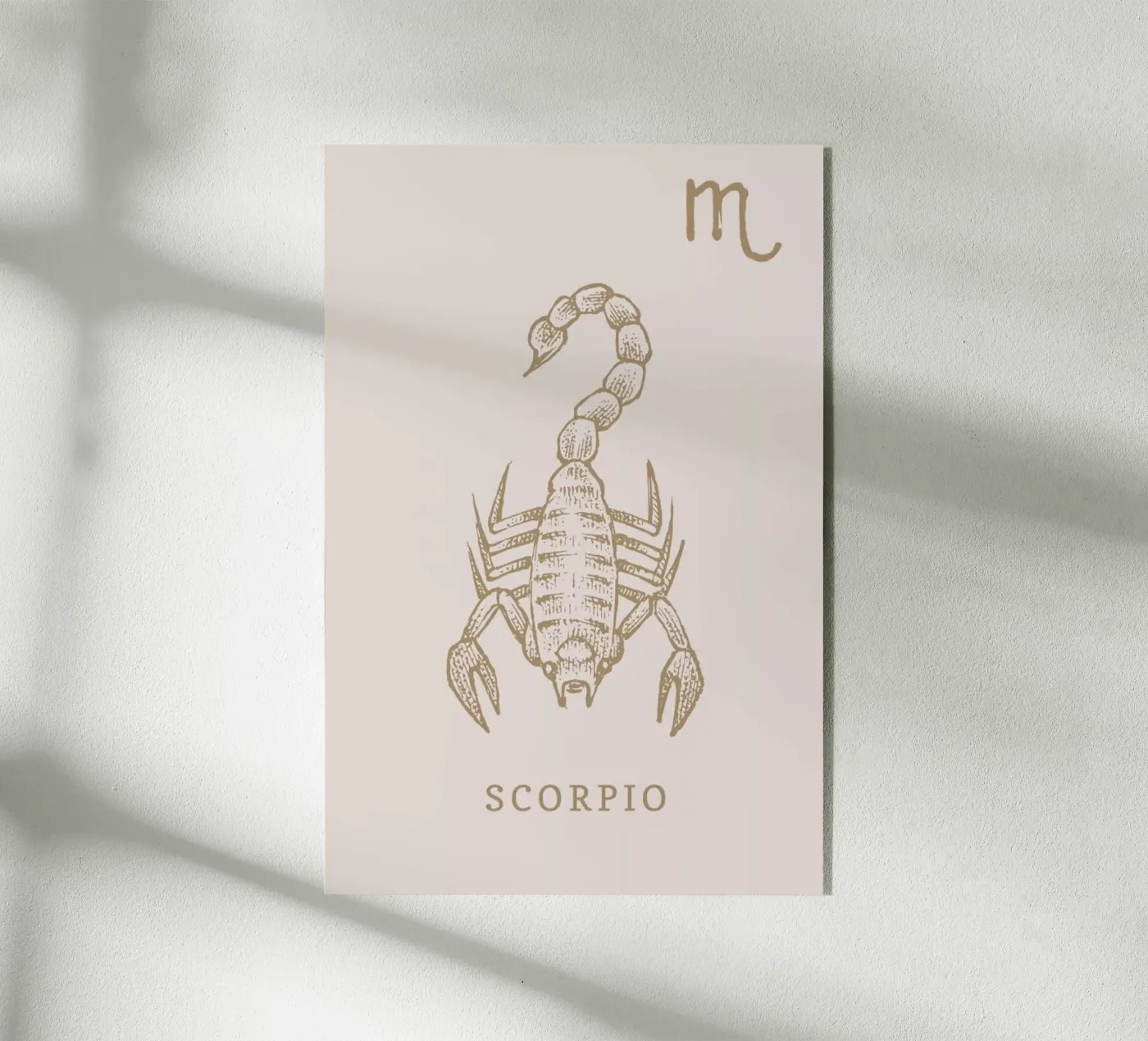 Scorpio acryl van Flora & Fauna