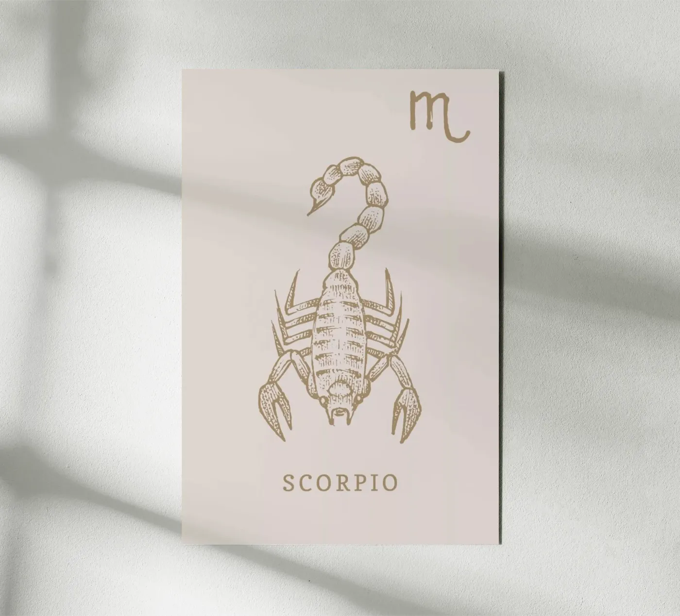 Scorpio alluminio dibond da Flora & Fauna