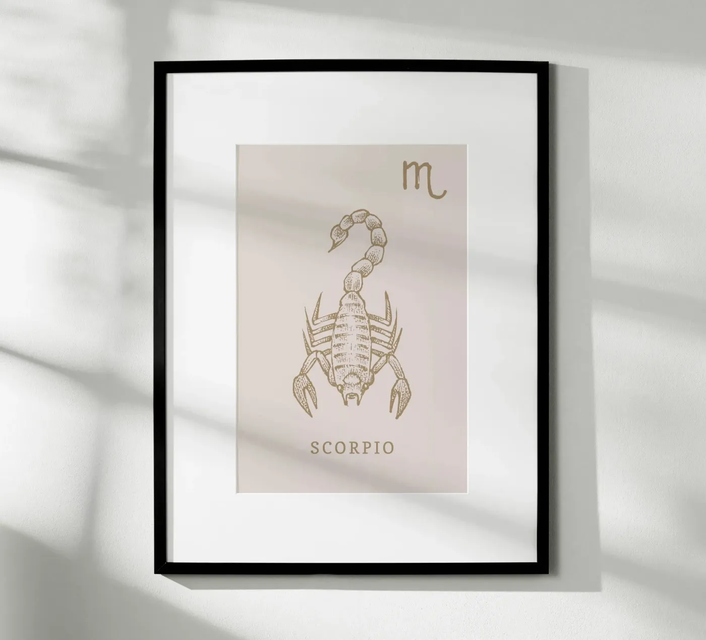 Scorpio poster by Flora & Fauna