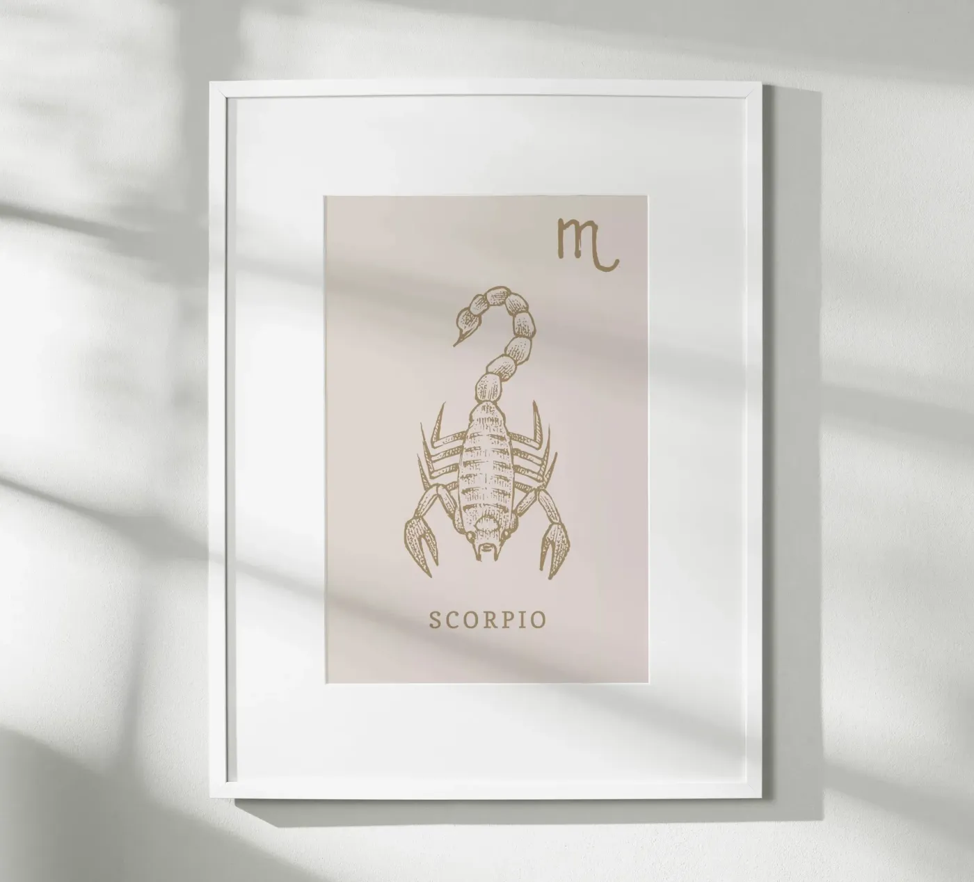 Scorpio poster by Flora & Fauna