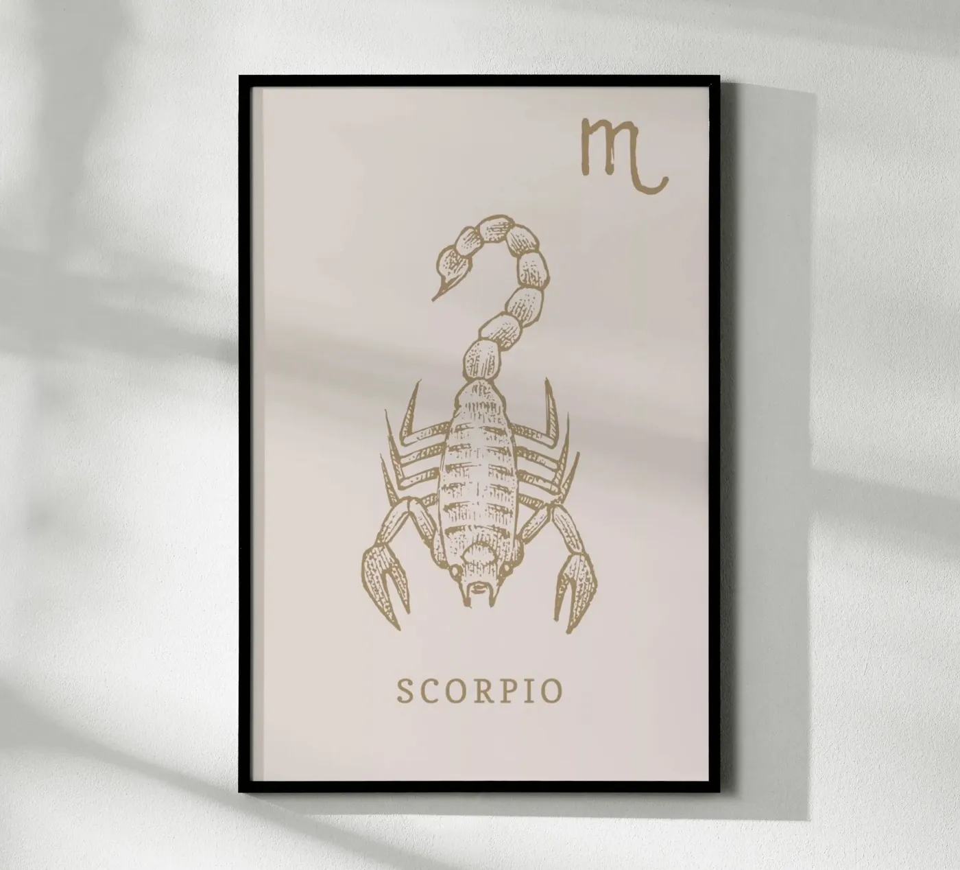 Scorpio poster by Flora & Fauna