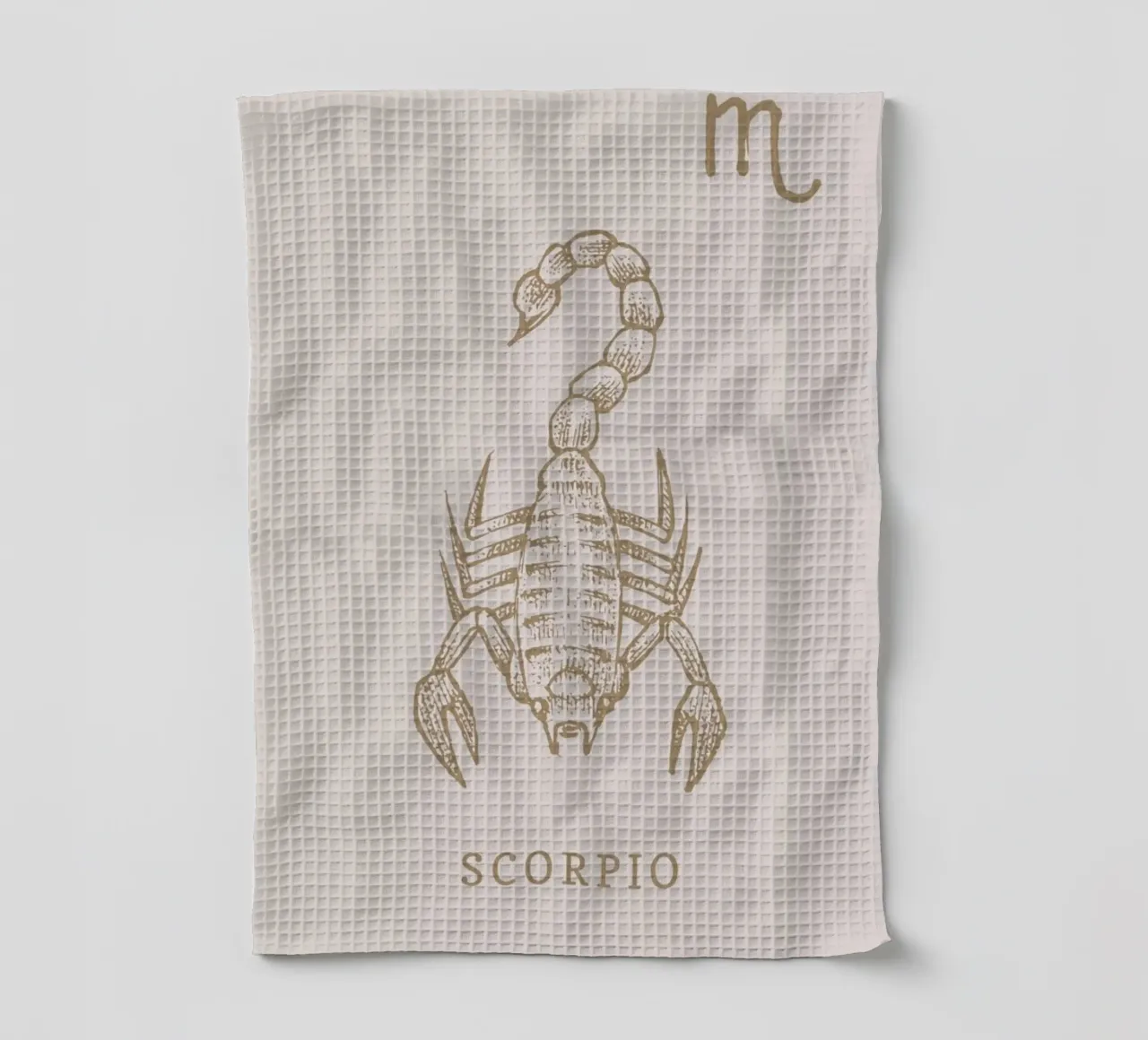 Scorpio canovaccio da cucina da Flora & Fauna