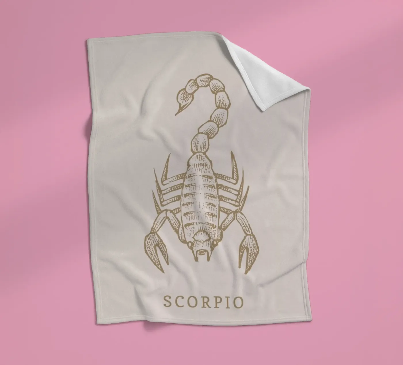 Scorpio Fleecedecke von Flora & Fauna