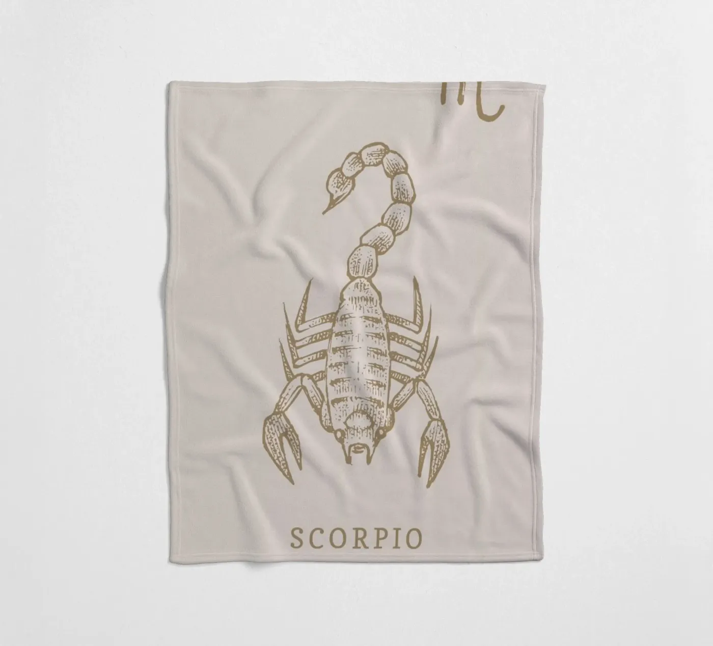 Scorpio Fleecedecke von Flora & Fauna