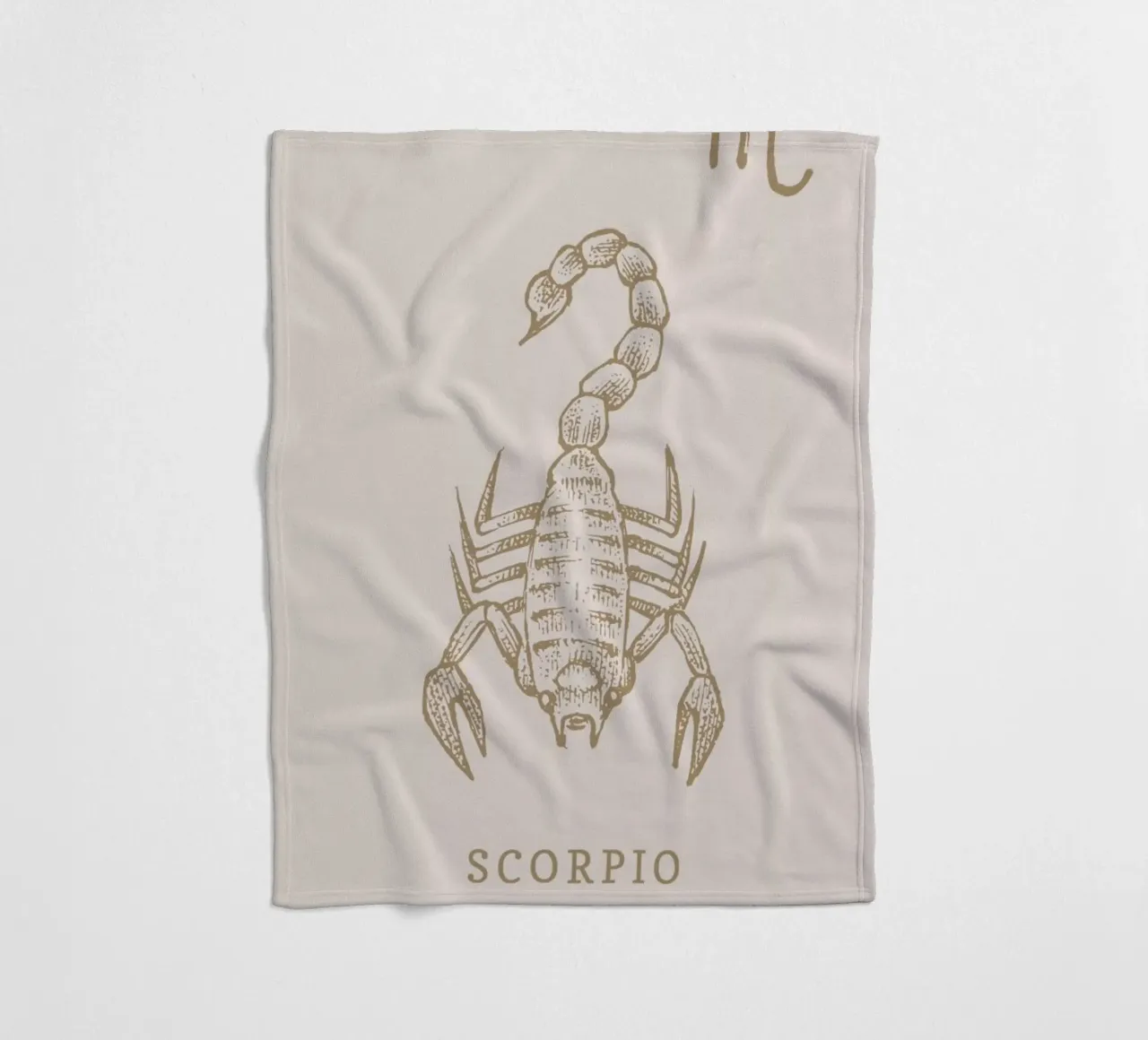Scorpio Fleecedecke von Flora & Fauna