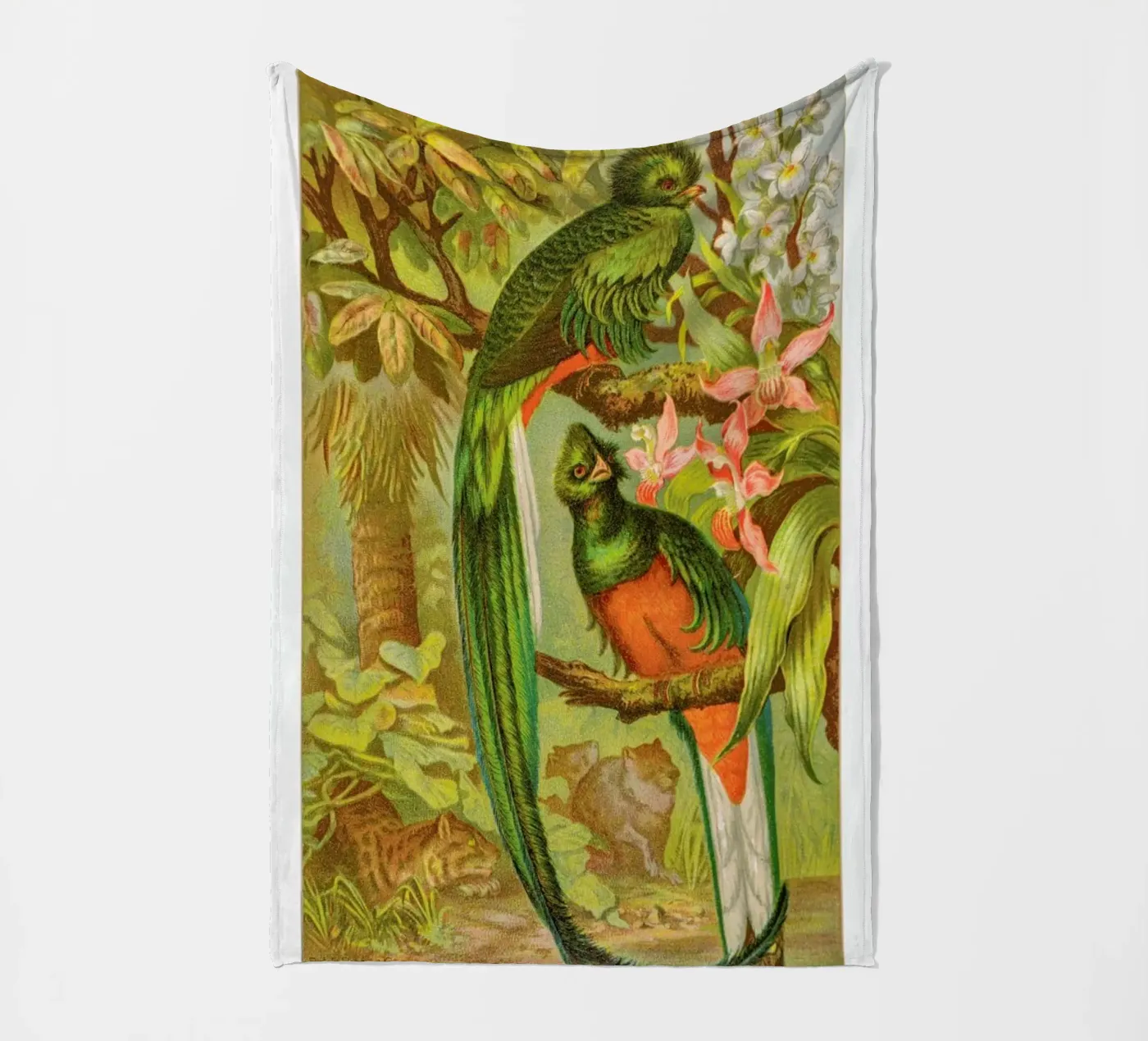 Native Birds Fleecedecke von Flora & Fauna