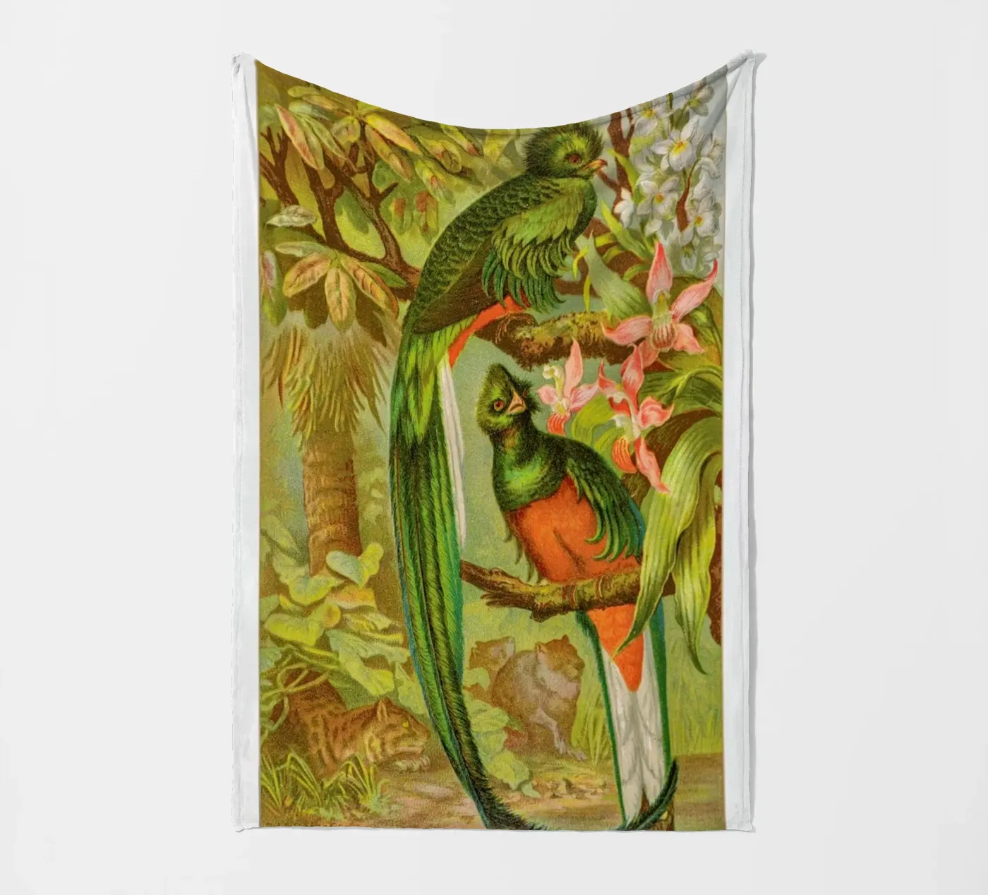 Native Birds fleecedeken van Flora & Fauna