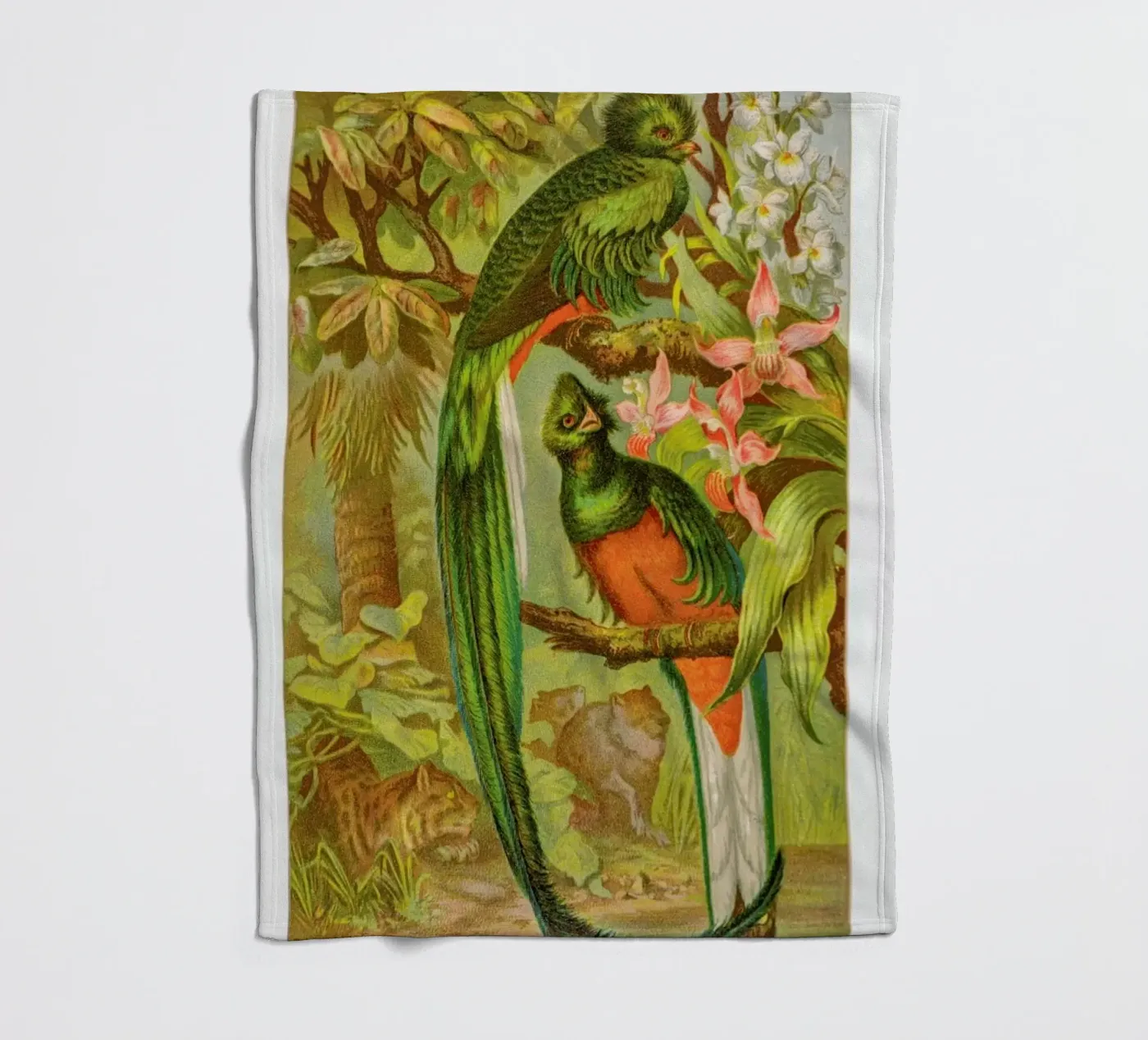 Native Birds fleecedeken van Flora & Fauna