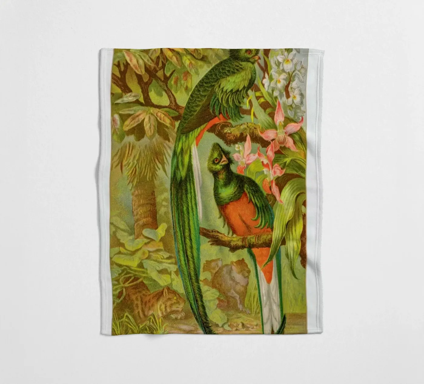Native Birds fleecedeken van Flora & Fauna