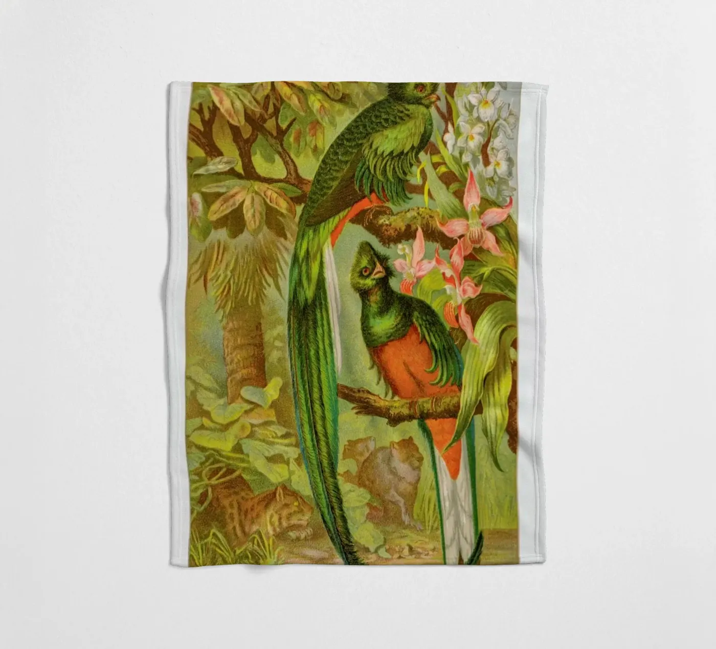 Native Birds Fleecedecke von Flora & Fauna